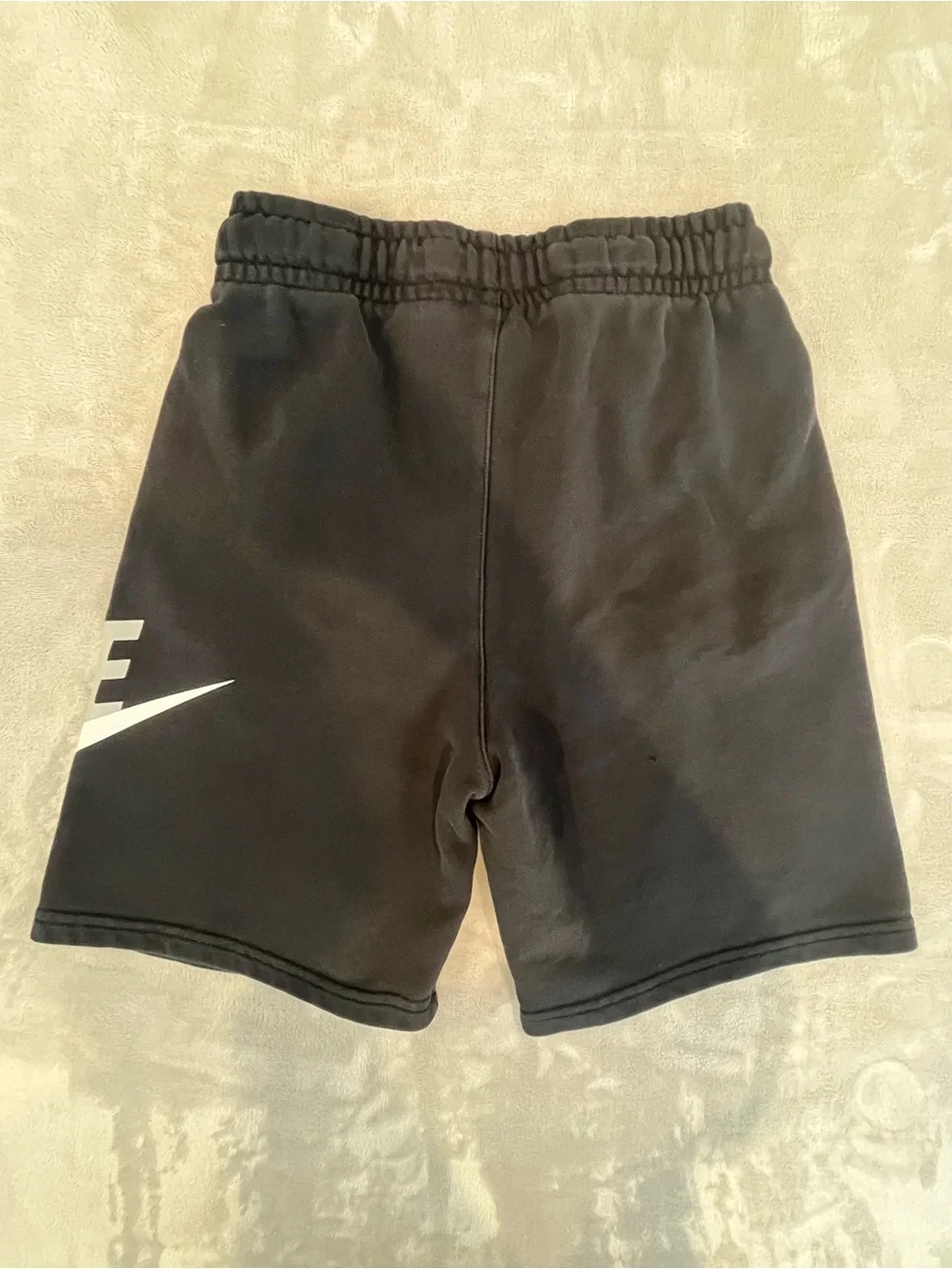 Nike Boys Large Black Sportswear Club Fleece French Terry Shorts